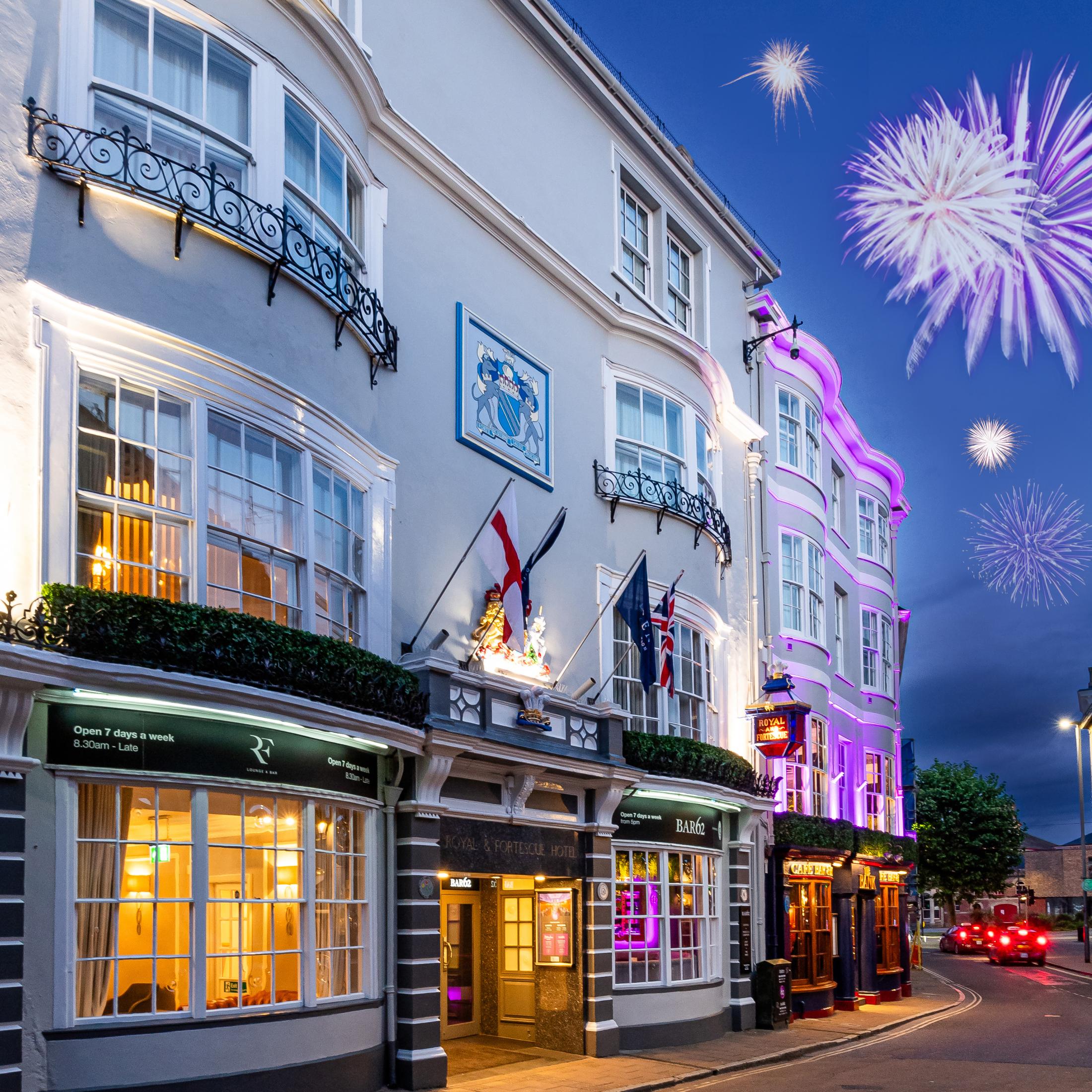 New Year Fireworks at Bank